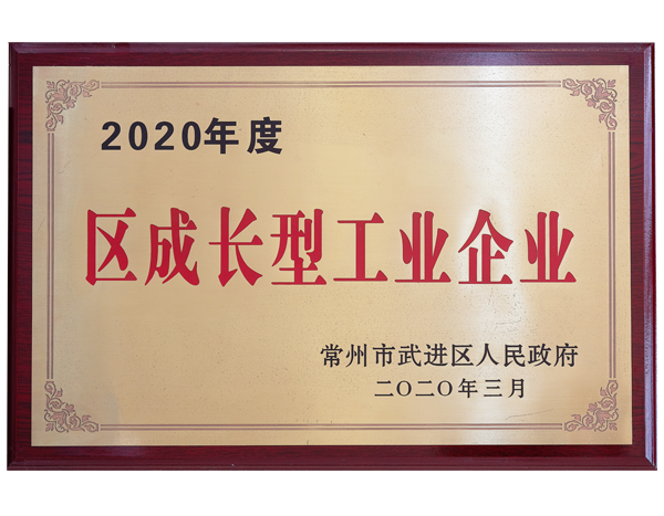 2020年度區成長型工業企業